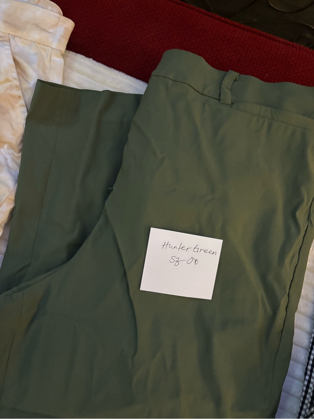 Lane Bryant Hunter Green Ankle Pants